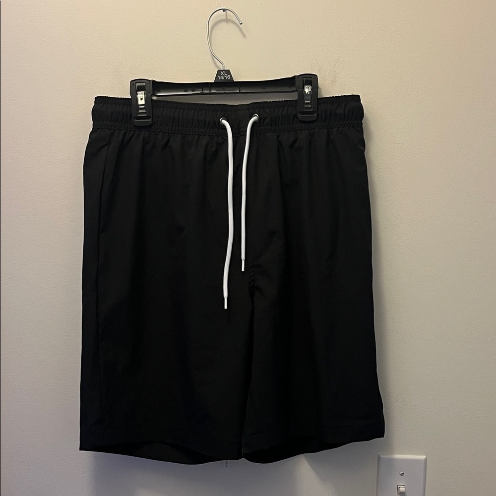 NWT Arizona men’s black lined swim trunks size small